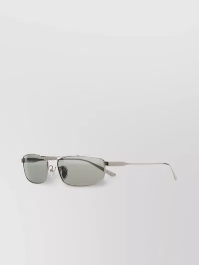 Balenciaga Rect Metal Frame Sunglasses