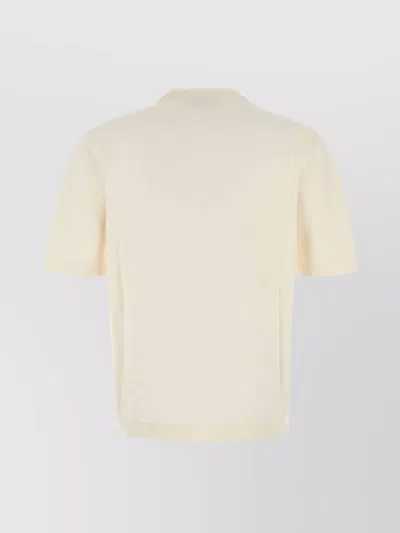 Gucci Men White Silk Blend Sweater