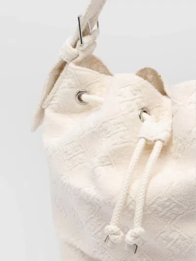 Tory Burch Textured Fabric Shoulder Bag With Adjustable Strap