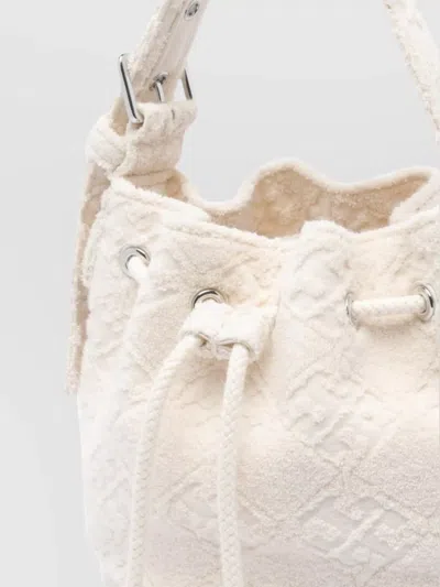 Tory Burch Textured Fabric Shoulder Bag With Adjustable Strap