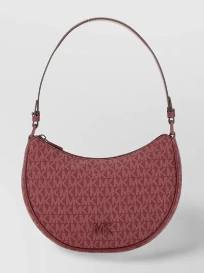 Michael Kors Shoulder Bags With Adjustable Strap And Top Handle In Red