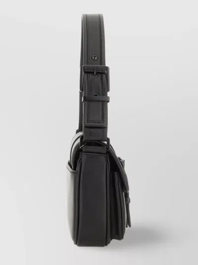 Michael Kors Crossbody Bag With Adjustable Strap And Buckle Detail In Black