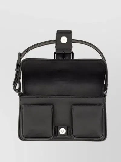 Michael Kors Crossbody Bag With Adjustable Strap And Buckle Detail In Black