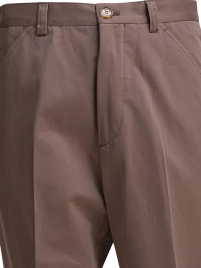 Brunello Cucinelli Tailored Trousers With Back Pockets And Belt Loops