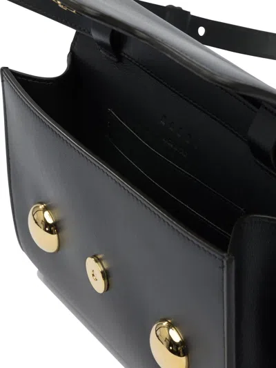 Marni Trunkaroo Flap Pochette Crossbody Bag In Black