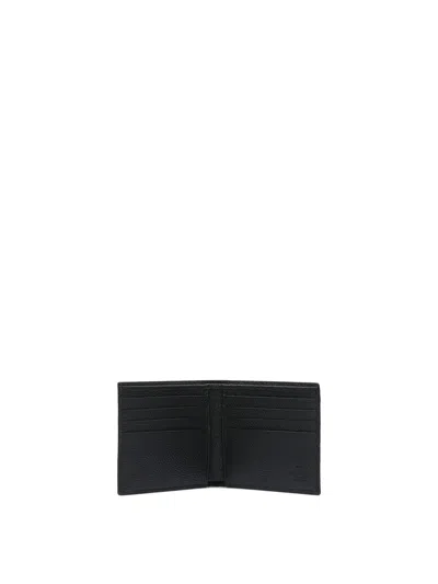 Valentino Mens Nero Vlogo Bifold Leather Wallet In Black