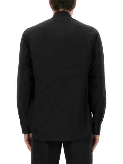 Alexander Mcqueen T-bar Harness Overshirt In Black