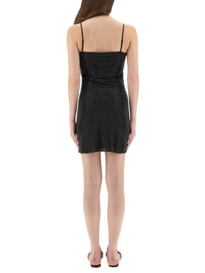 Alexander Wang Mini Dress With Crystals In Black
