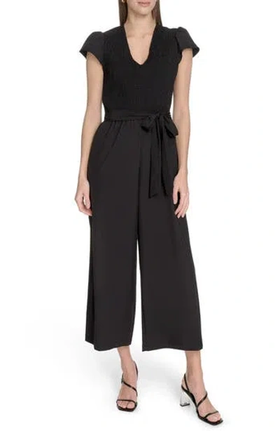 Calvin Klein Jumpsuit In Thin And Stretchy Knit In Black