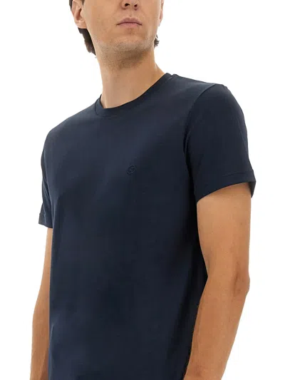 Giorgio Armani T-shirt  In Blue