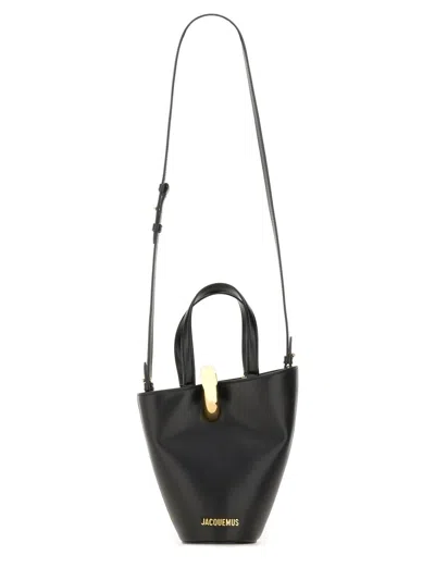 Jacquemus Black The Small Bambola Bucket Bag