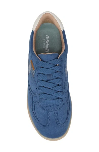 Dr. Scholl's Women's Right On Round Toe Lace Up Sneakers In Blue