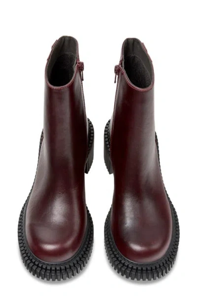 Camper Pix London In Burgundy