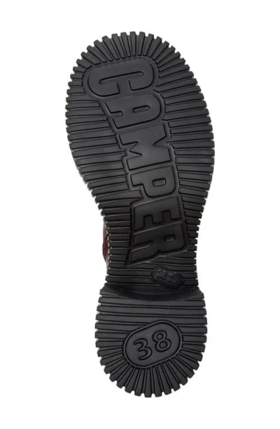 Camper Pix London In Burgundy