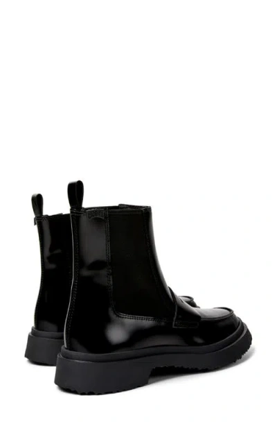 Camper Walden Loafer Chelsea Boot In Black