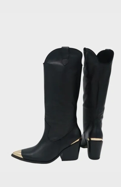 Stivali New York Prince Knee-high 2-in-1 Convertible Boots In Black