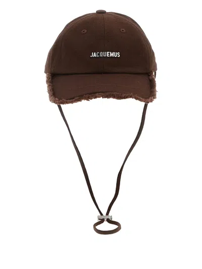 Jacquemus La Casquette Artichaut In Brown