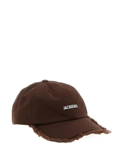 Jacquemus La Casquette Artichaut In Brown
