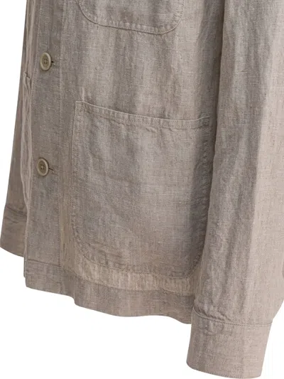 Alex Mill Linen Work Jacket Jackets Beige In Neutral