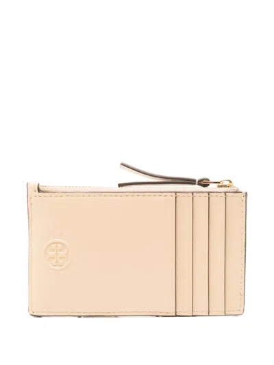 Tory Burch Fleming Wallet In Neutral