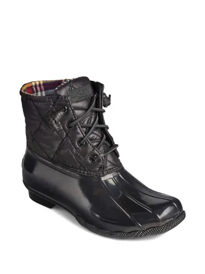 Sperry Saltwater "black" Boots In Black