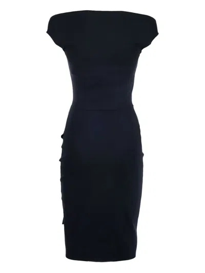 Chiara Boni La Petite Robe Women's Off-the-shoulder Midi Dress In Black