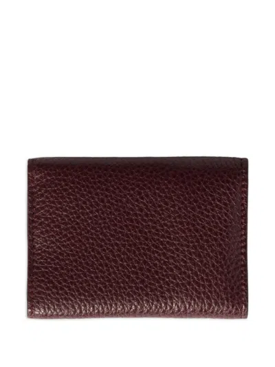 Miu Miu Leather Wallet In Red