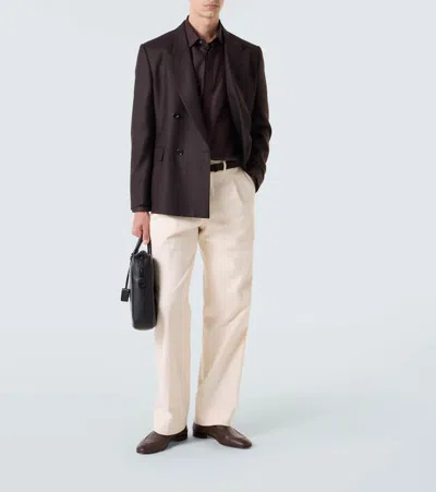 印花真丝与棉质衬衫