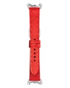FENDI SELLERIA RED LEATHER WATCH STRAP, 18MM,S02RR17RB7S