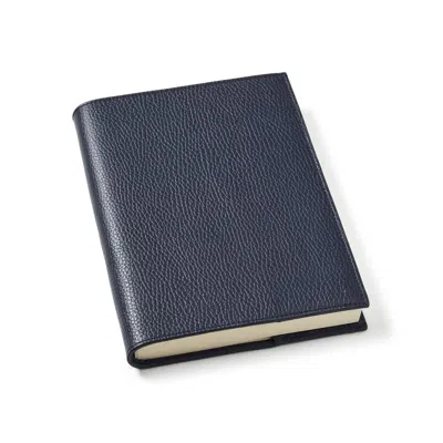 Aspinal Of London A5 Refillable Luxury Journal In Blue