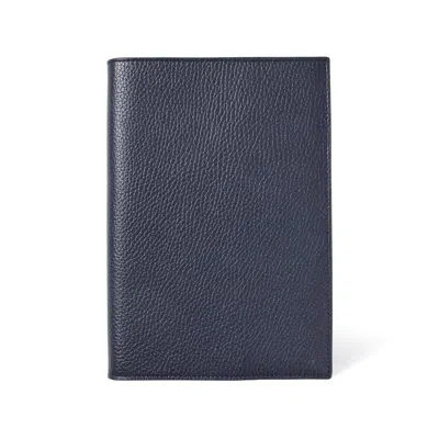 Aspinal Of London A5 Refillable Luxury Journal In Blue
