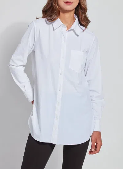 Lyssé Schiffer Button Down In White