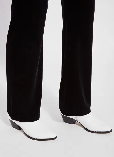 Lyssé Velvet Pants In Black In Black