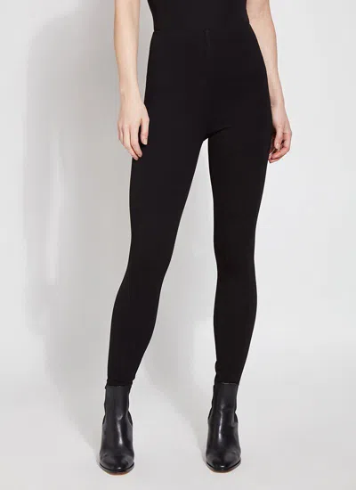 Lyssé Black Pointe Signature Centre Seam Legging In Black