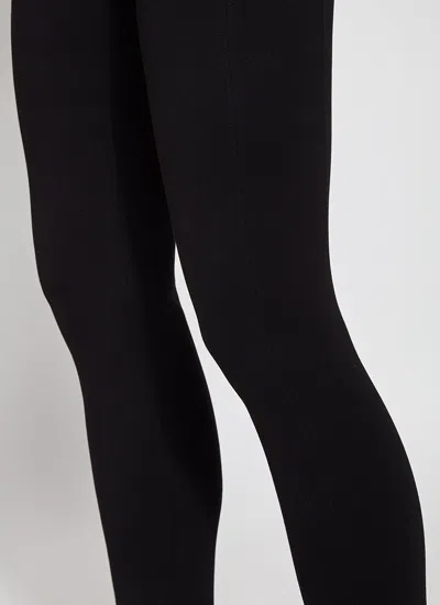 Lyssé Black Pointe Signature Centre Seam Legging In Black
