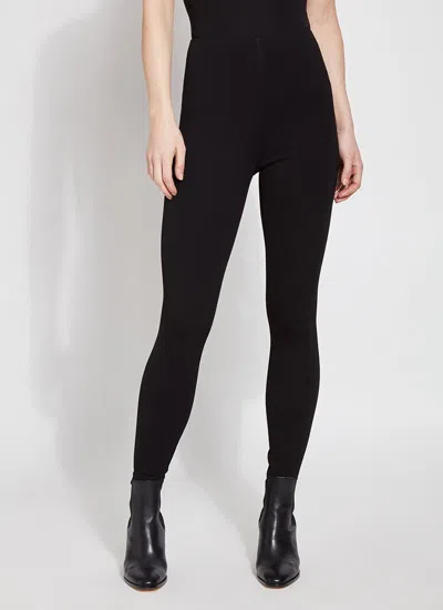 Lyssé Black Pointe Signature Centre Seam Legging In Black