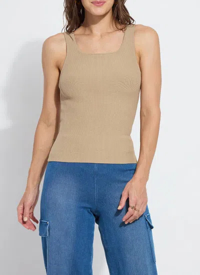 Lyssé Avril Tank Top In Tanned In Brown