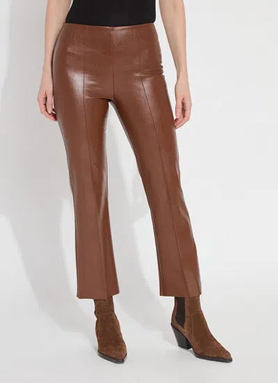 Lyssé Ankle Elysse Vegan Leather Pants In Black