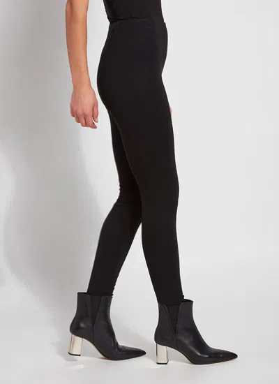 Lyssé Black Pointe Signature Centre Seam Legging In Black