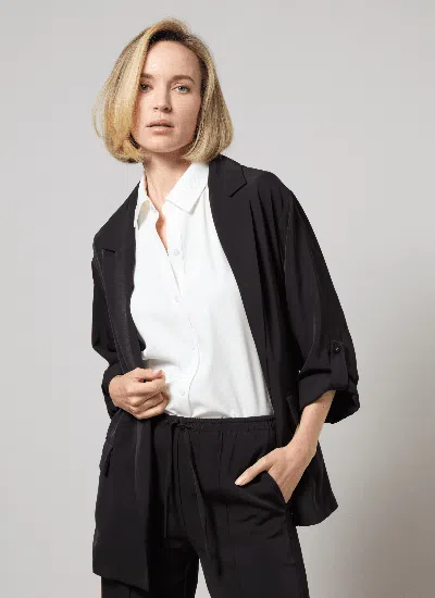 Lyssé Genevieve Relaxed Blazer In Off White In White