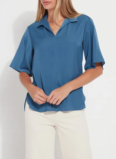 Lyssé Lysse Telia Flutter Sleeve Top In Neutral