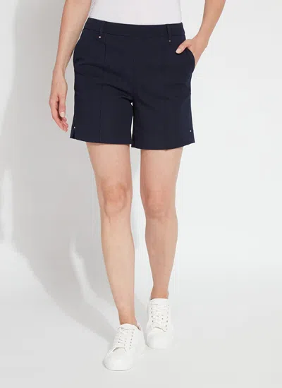 Lyssé Amanda Stretch Twill Short In True Navy In Blue
