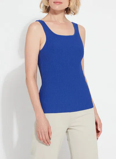 Lyssé Avril Sculpting Tank Top In Cobalt Pop
