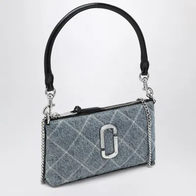 Marc Jacobs Pochette Snapshot In Quilted Denim In Blue