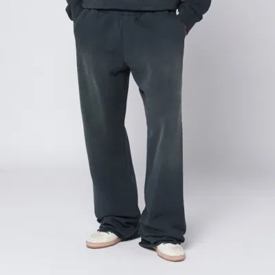 Golden Goose Distressed-effect Black Jogger Pants Men In Black