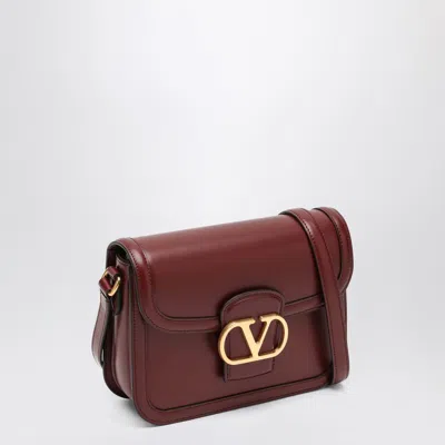 Valentino Womens Brick Ruby 9to5 Small Leather Shoulder Bag In Red
