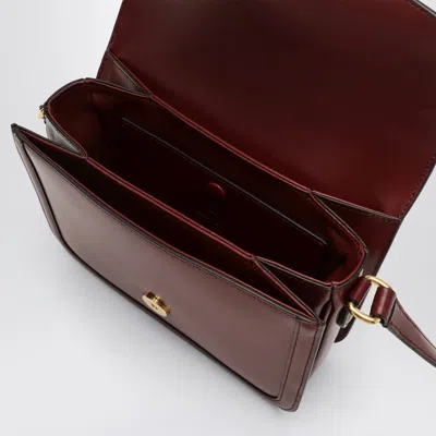 Valentino Womens Brick Ruby 9to5 Small Leather Shoulder Bag In Red