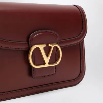 Valentino Womens Brick Ruby 9to5 Small Leather Shoulder Bag In Red