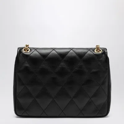 Burberry Small Strand Quilted Leather Shoulder Bag In Black