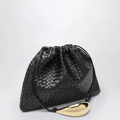 Bottega Veneta Black Intrecciato Dustbag Handle In Black
